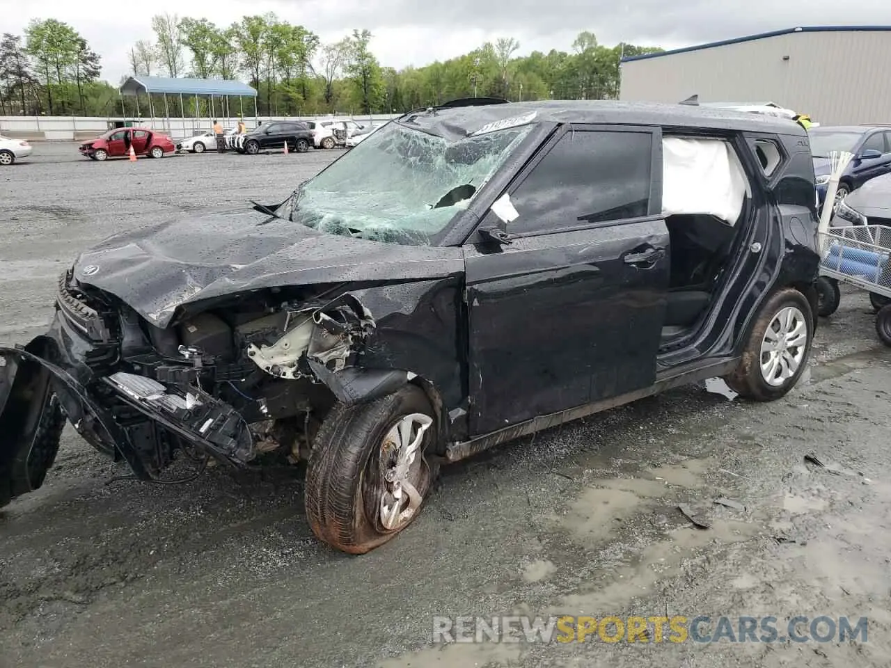 1 Photograph of a damaged car KNDJ23AU3L7726805 KIA SOUL 2020