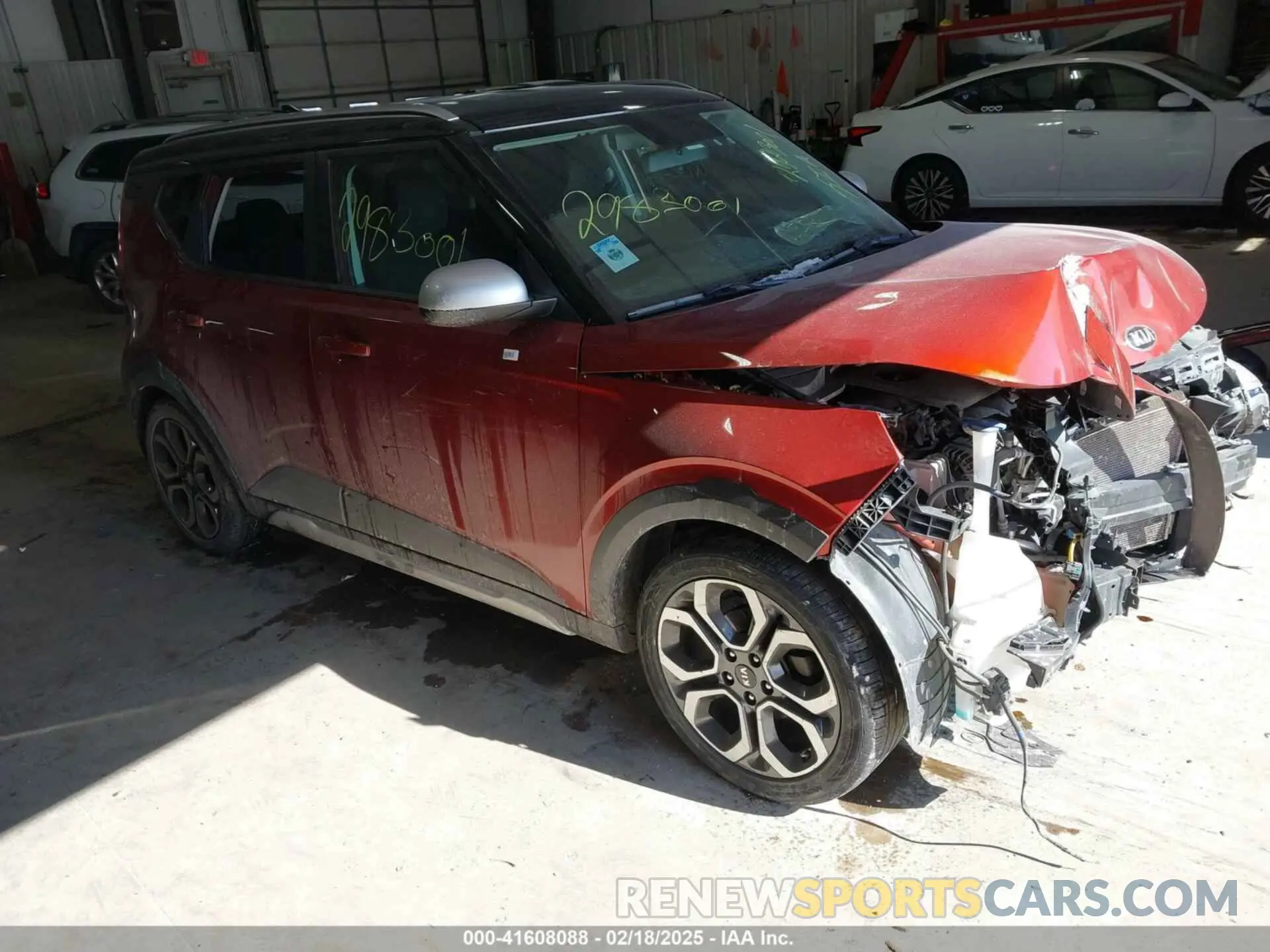 1 Photograph of a damaged car KNDJ23AU4L7050350 KIA SOUL 2020
