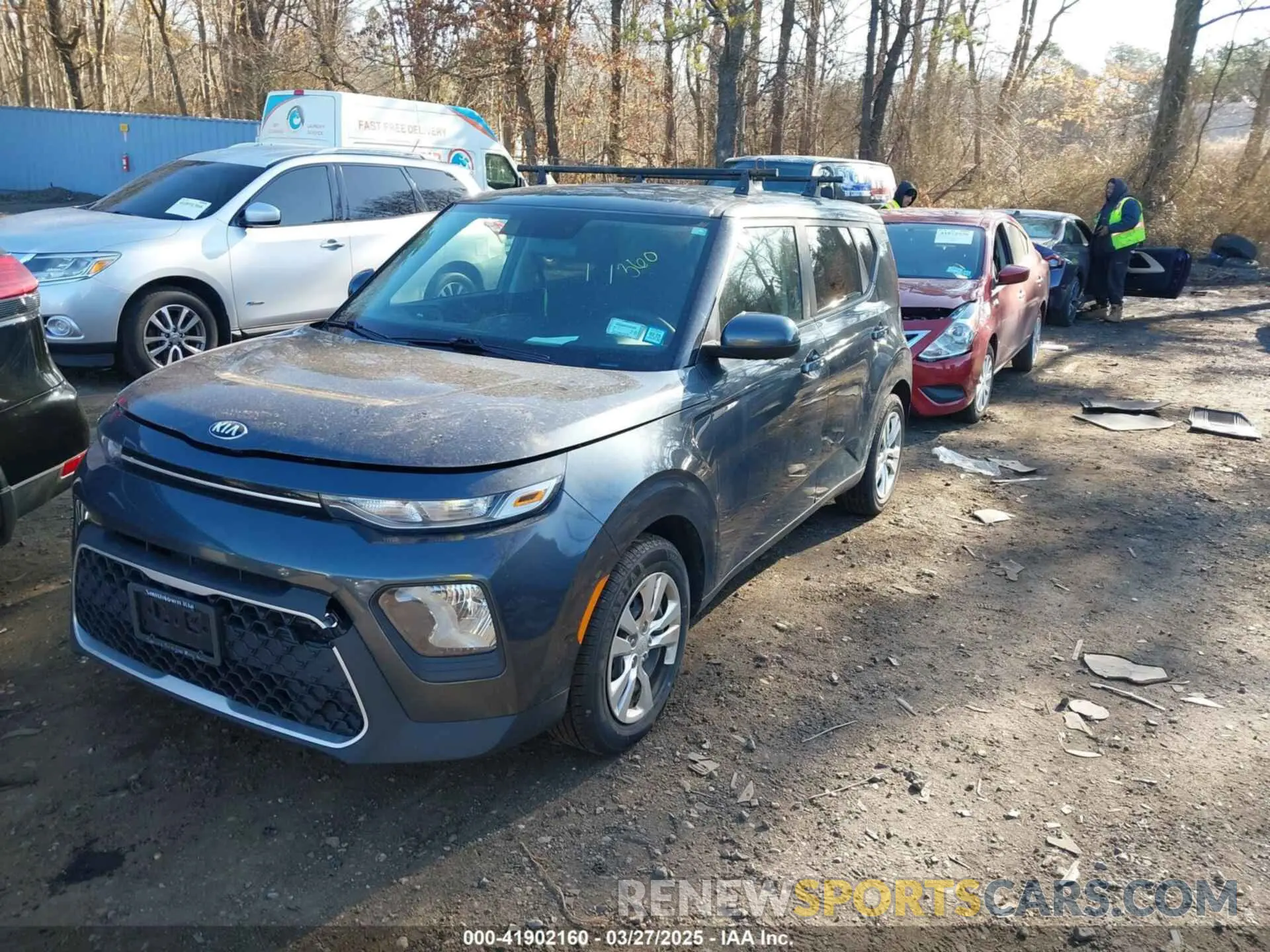 2 Photograph of a damaged car KNDJ23AU4L7057153 KIA SOUL 2020