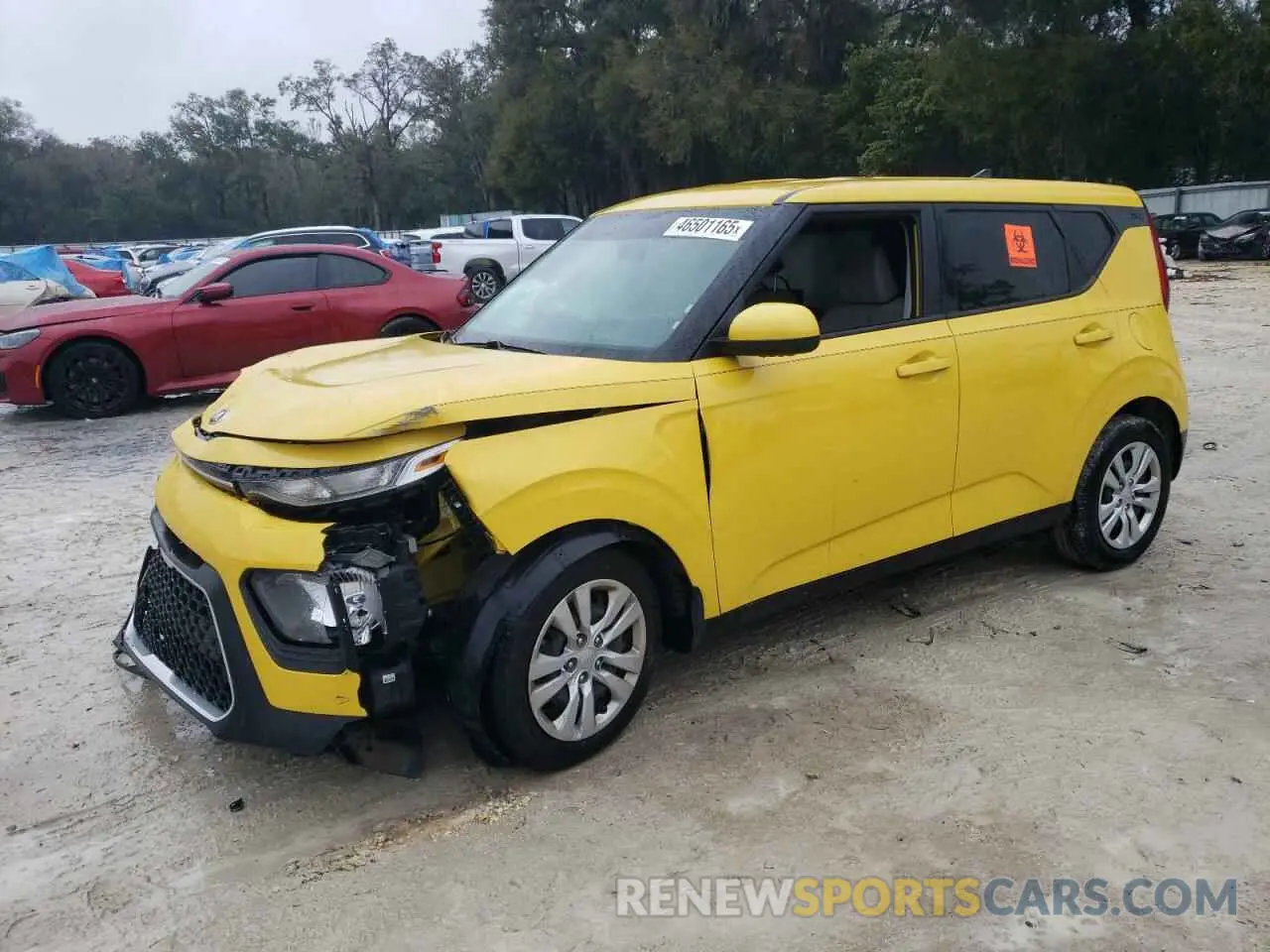 1 Photograph of a damaged car KNDJ23AU4L7116945 KIA SOUL 2020