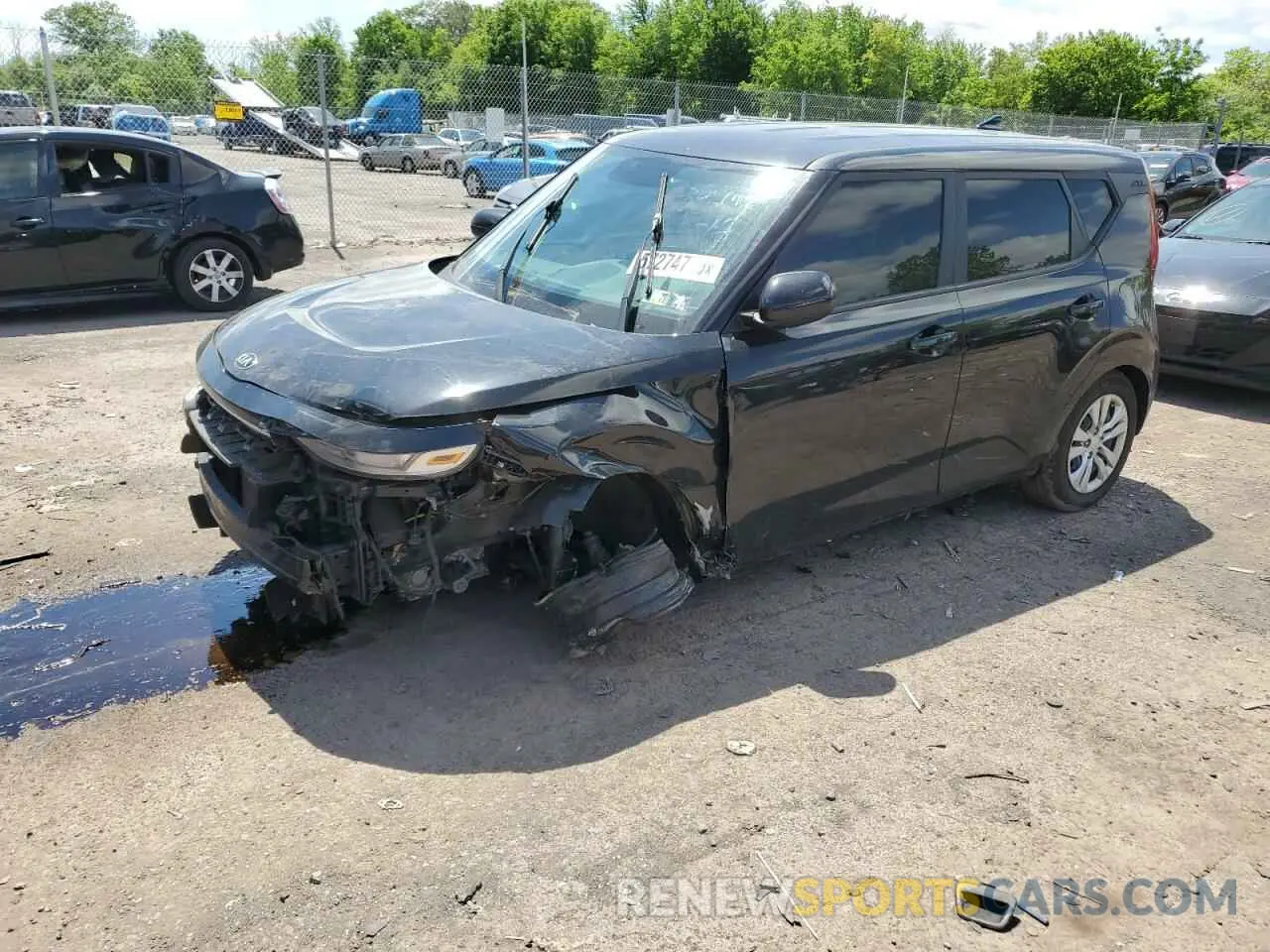 1 Photograph of a damaged car KNDJ23AU4L7709141 KIA SOUL 2020