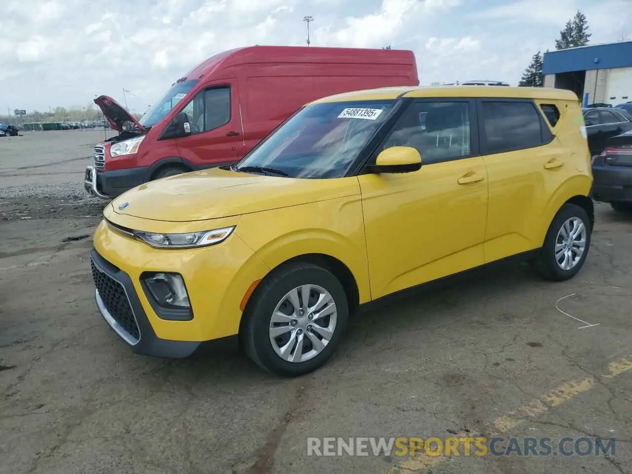 1 Photograph of a damaged car KNDJ23AU5L7097094 KIA SOUL 2020