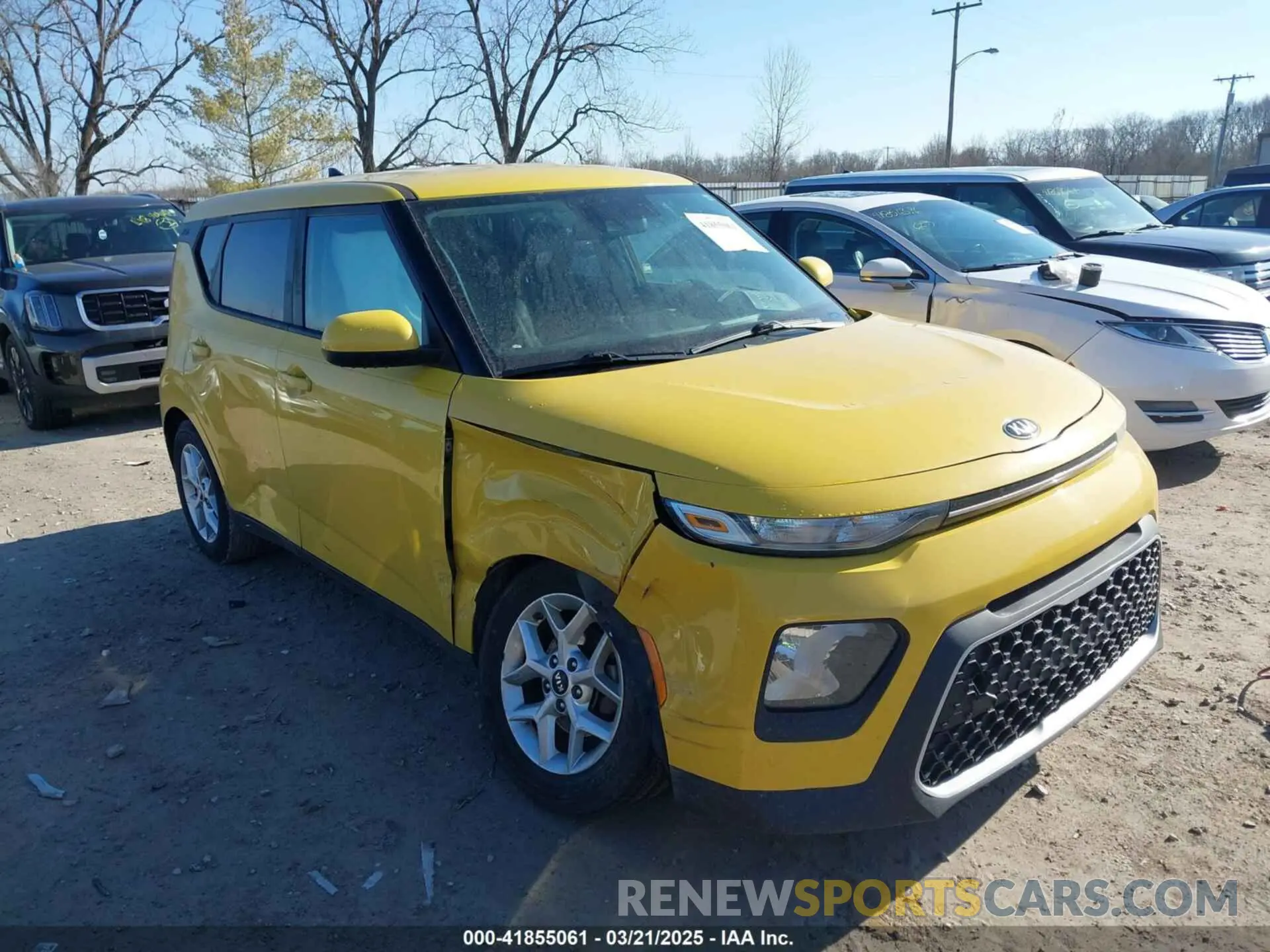 1 Photograph of a damaged car KNDJ23AU5L7101306 KIA SOUL 2020