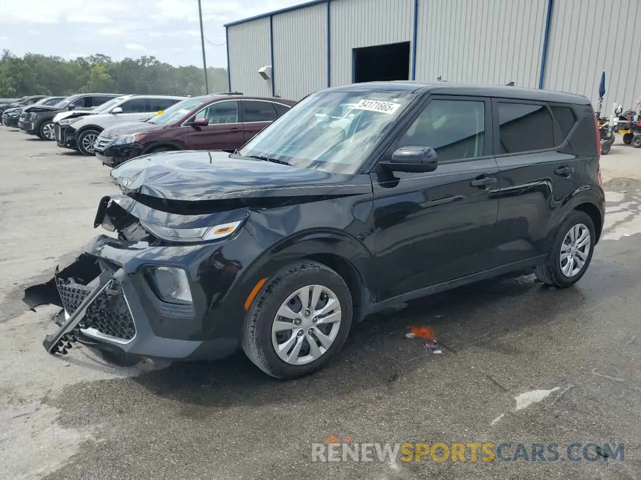 1 Photograph of a damaged car KNDJ23AU5L7121720 KIA SOUL 2020