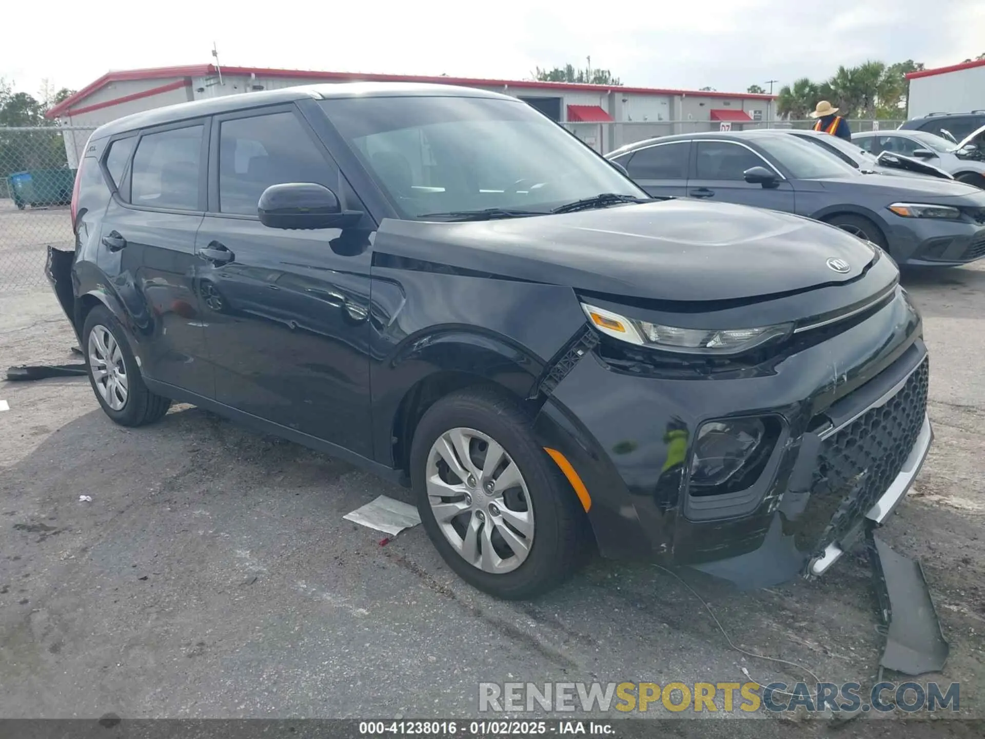 1 Photograph of a damaged car KNDJ23AU5L7707575 KIA SOUL 2020