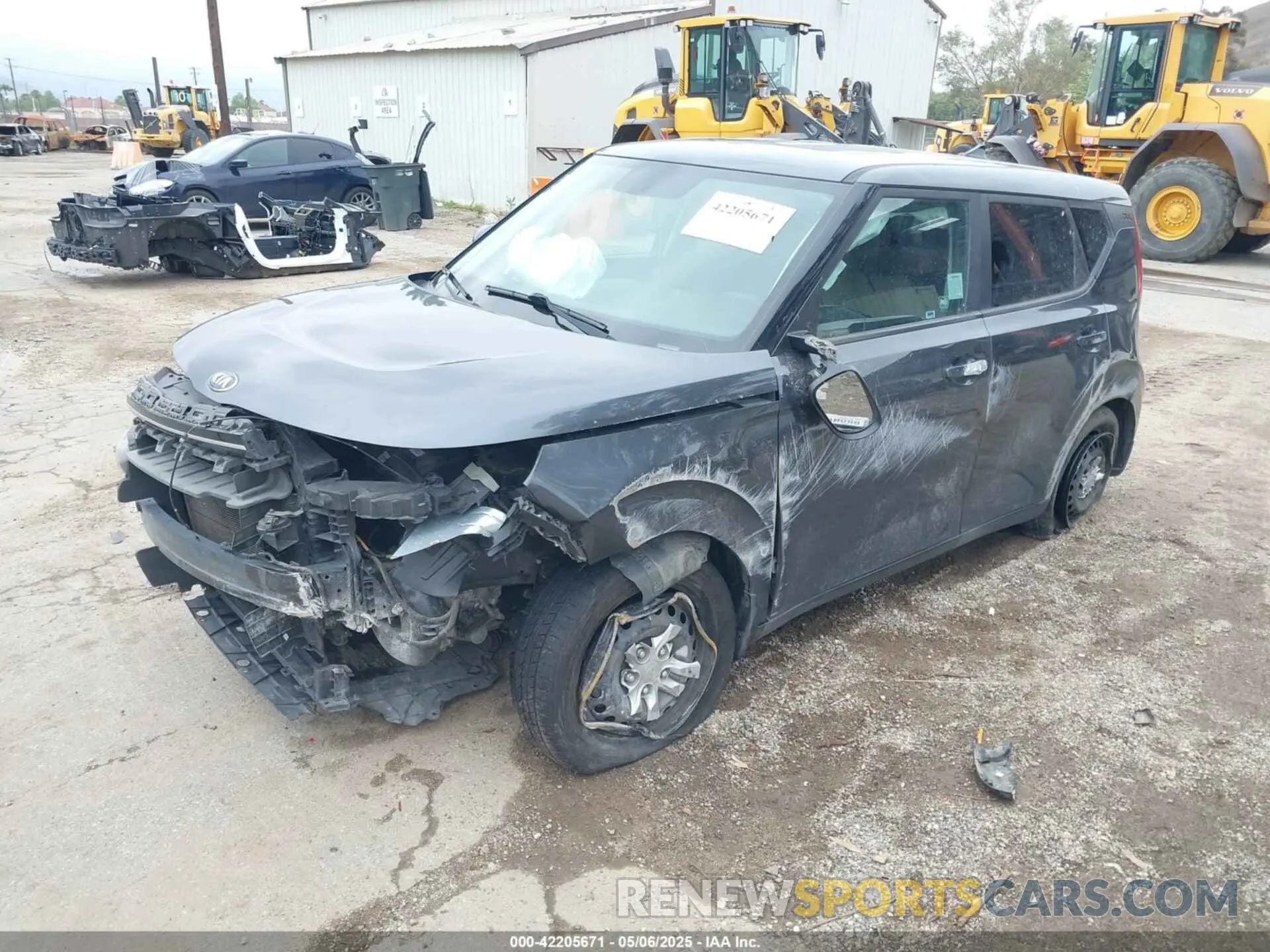 2 Photograph of a damaged car KNDJ23AU5L7734050 KIA SOUL 2020