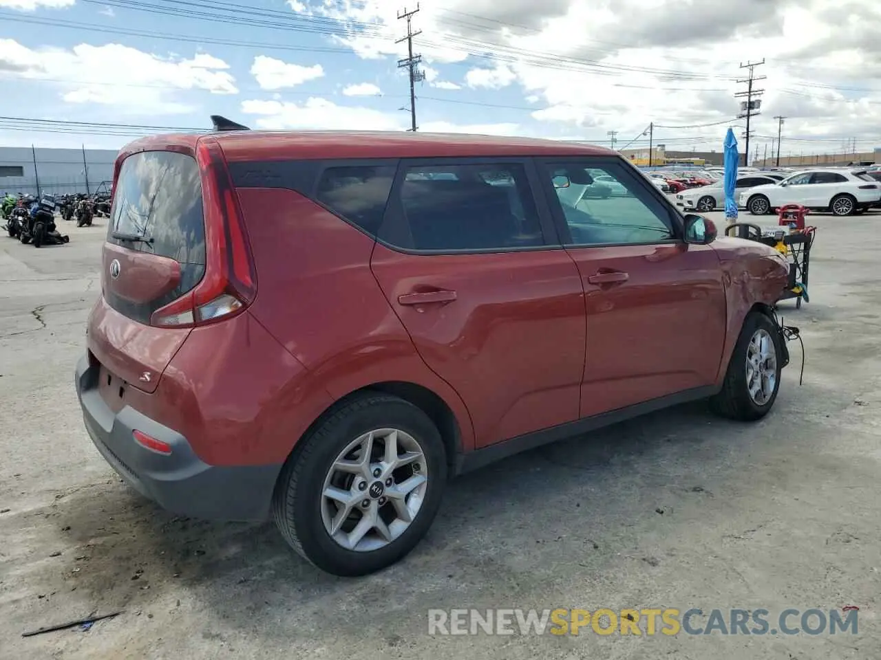 3 Photograph of a damaged car KNDJ23AU6L7072544 KIA SOUL 2020