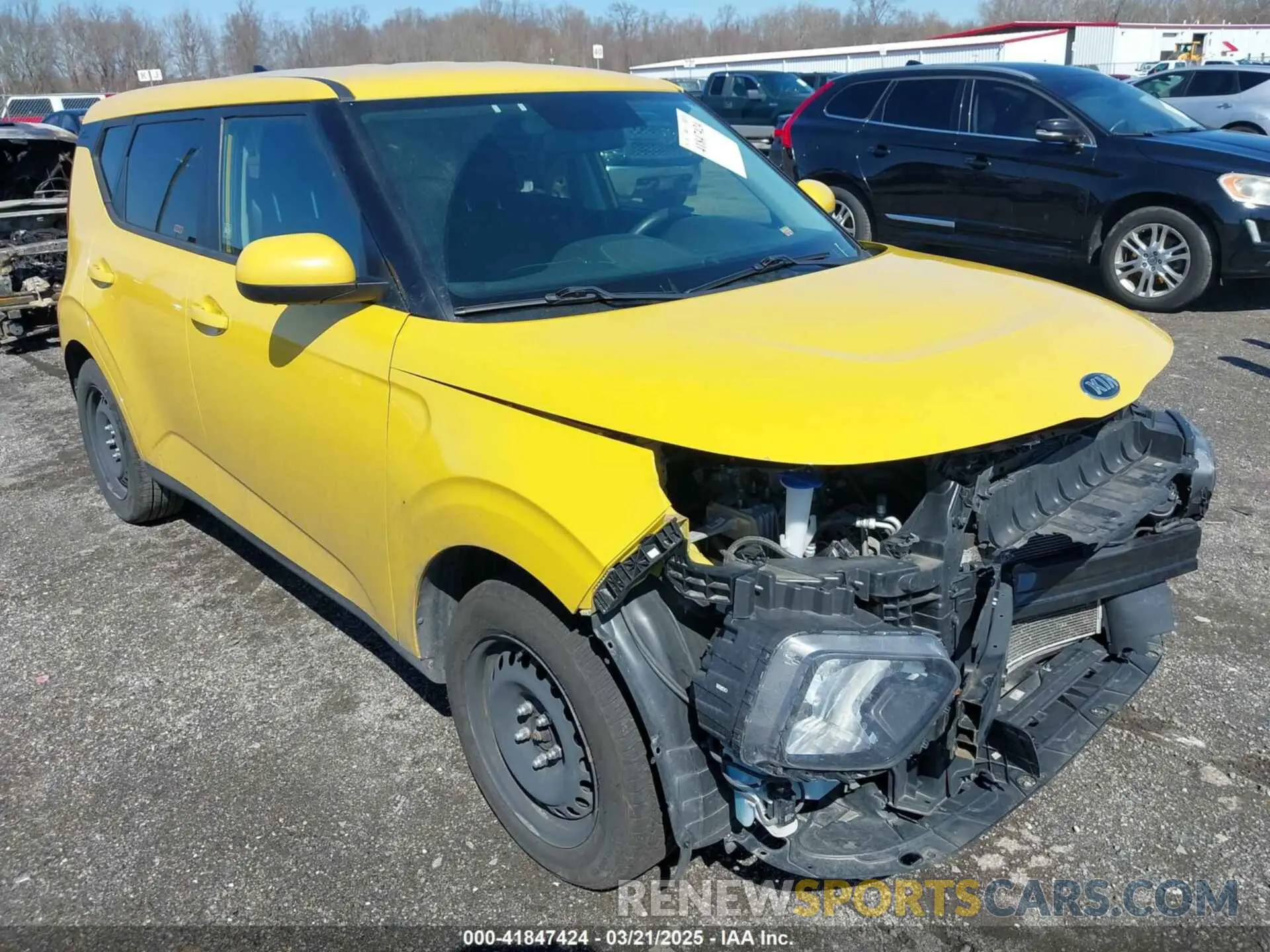 1 Photograph of a damaged car KNDJ23AU6L7091191 KIA SOUL 2020