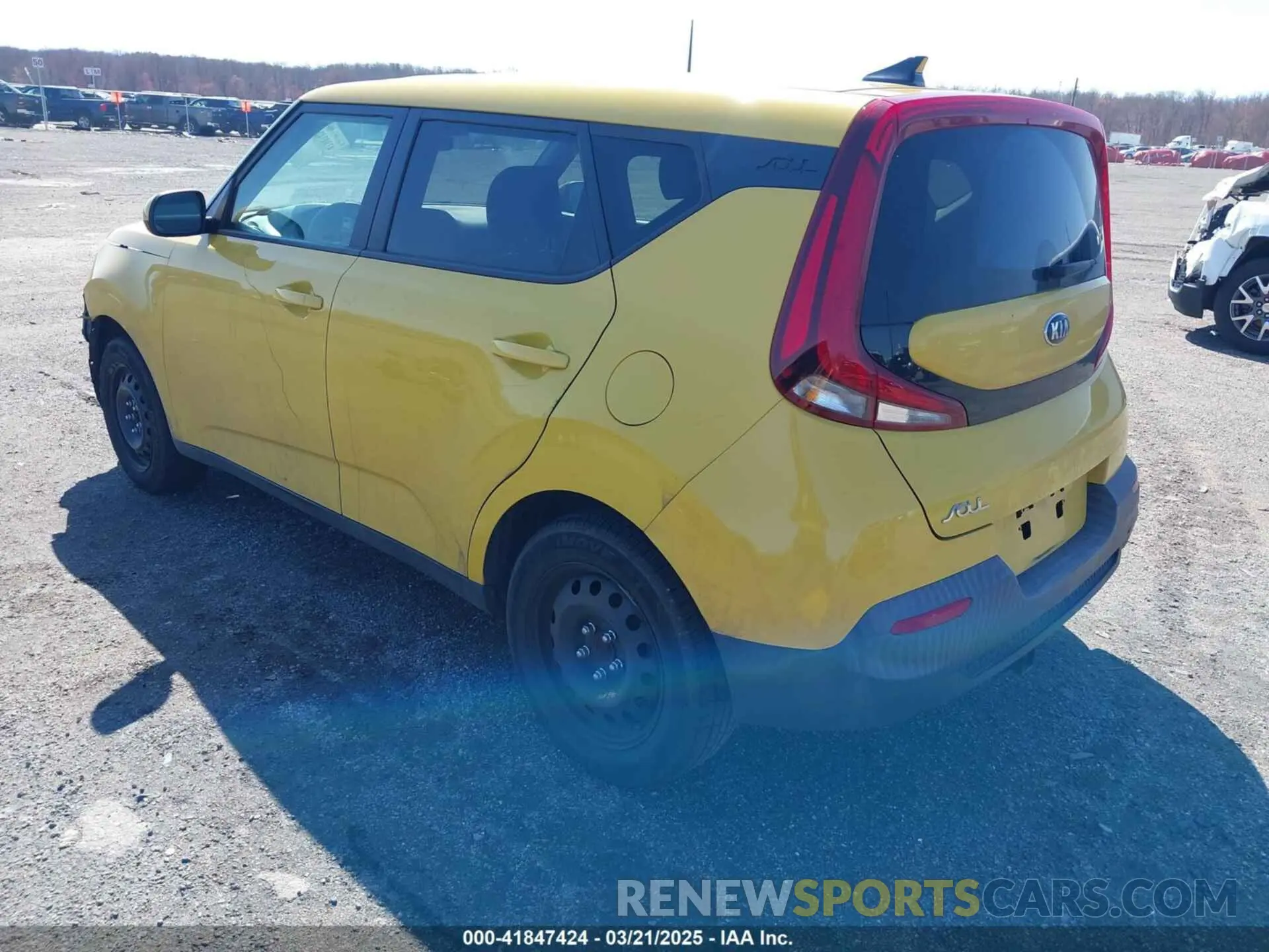3 Photograph of a damaged car KNDJ23AU6L7091191 KIA SOUL 2020