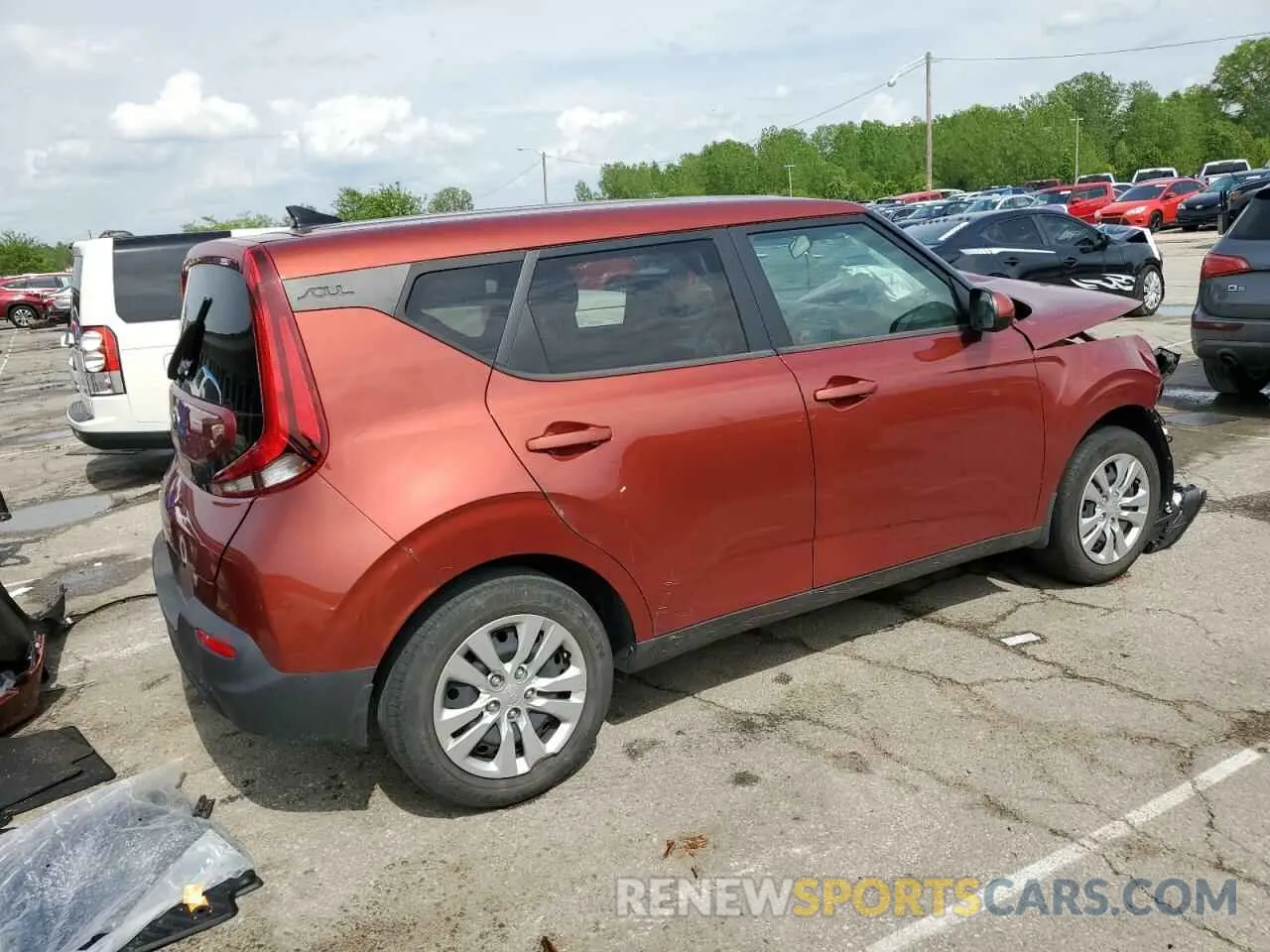 3 Photograph of a damaged car KNDJ23AU6L7091384 KIA SOUL 2020