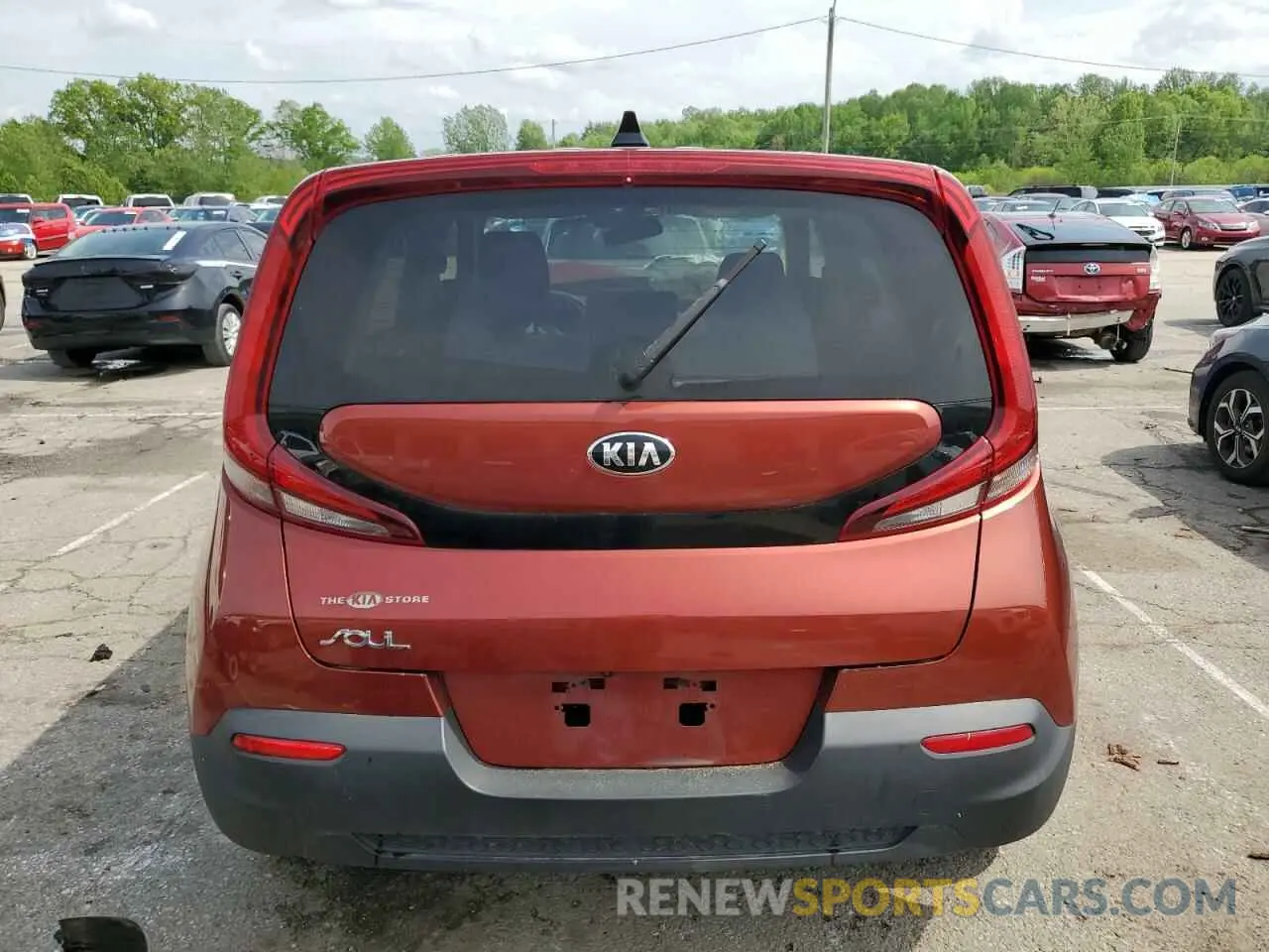 6 Photograph of a damaged car KNDJ23AU6L7091384 KIA SOUL 2020