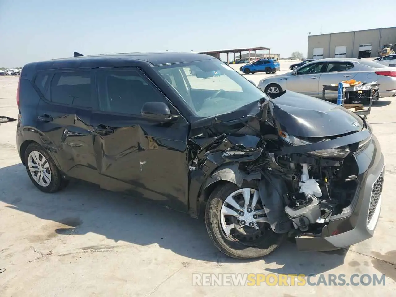 4 Photograph of a damaged car KNDJ23AU6L7093880 KIA SOUL 2020