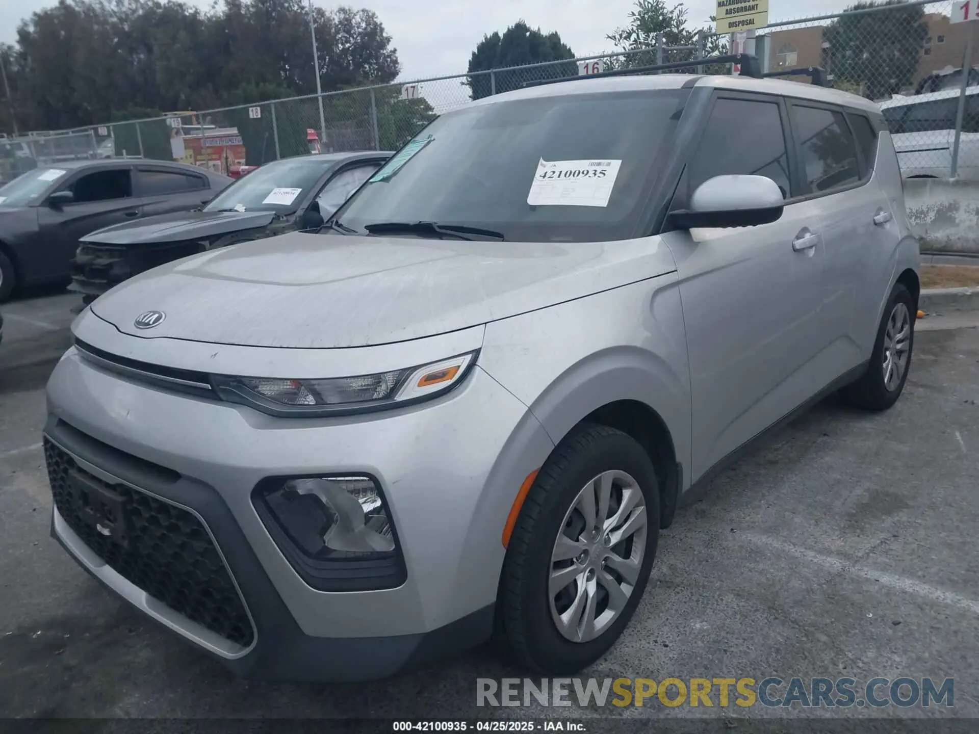 2 Photograph of a damaged car KNDJ23AU6L7104358 KIA SOUL 2020