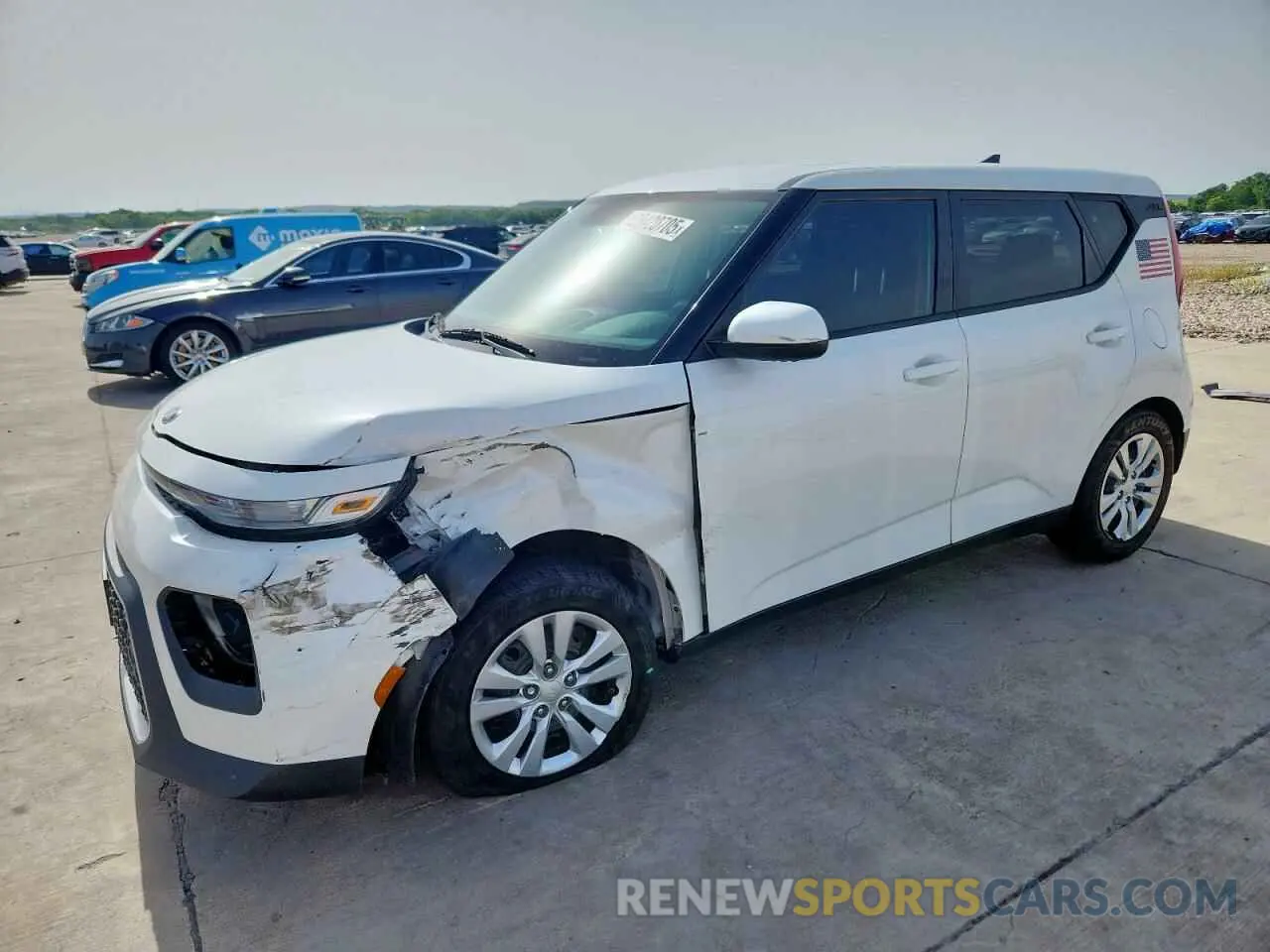 1 Photograph of a damaged car KNDJ23AU6L7714857 KIA SOUL 2020