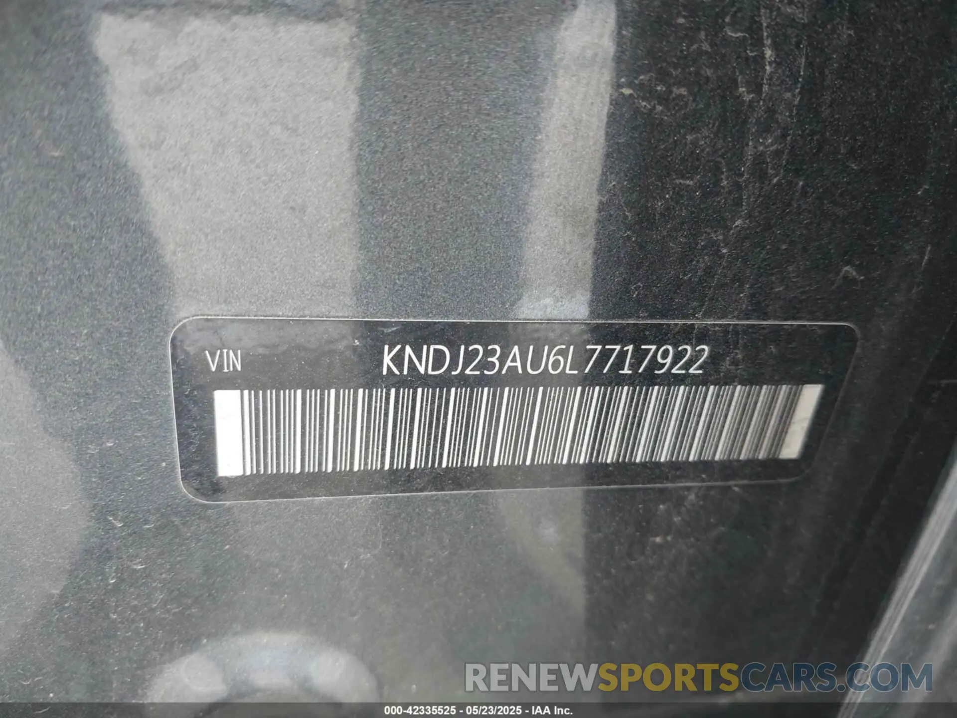 9 Photograph of a damaged car KNDJ23AU6L7717922 KIA SOUL 2020