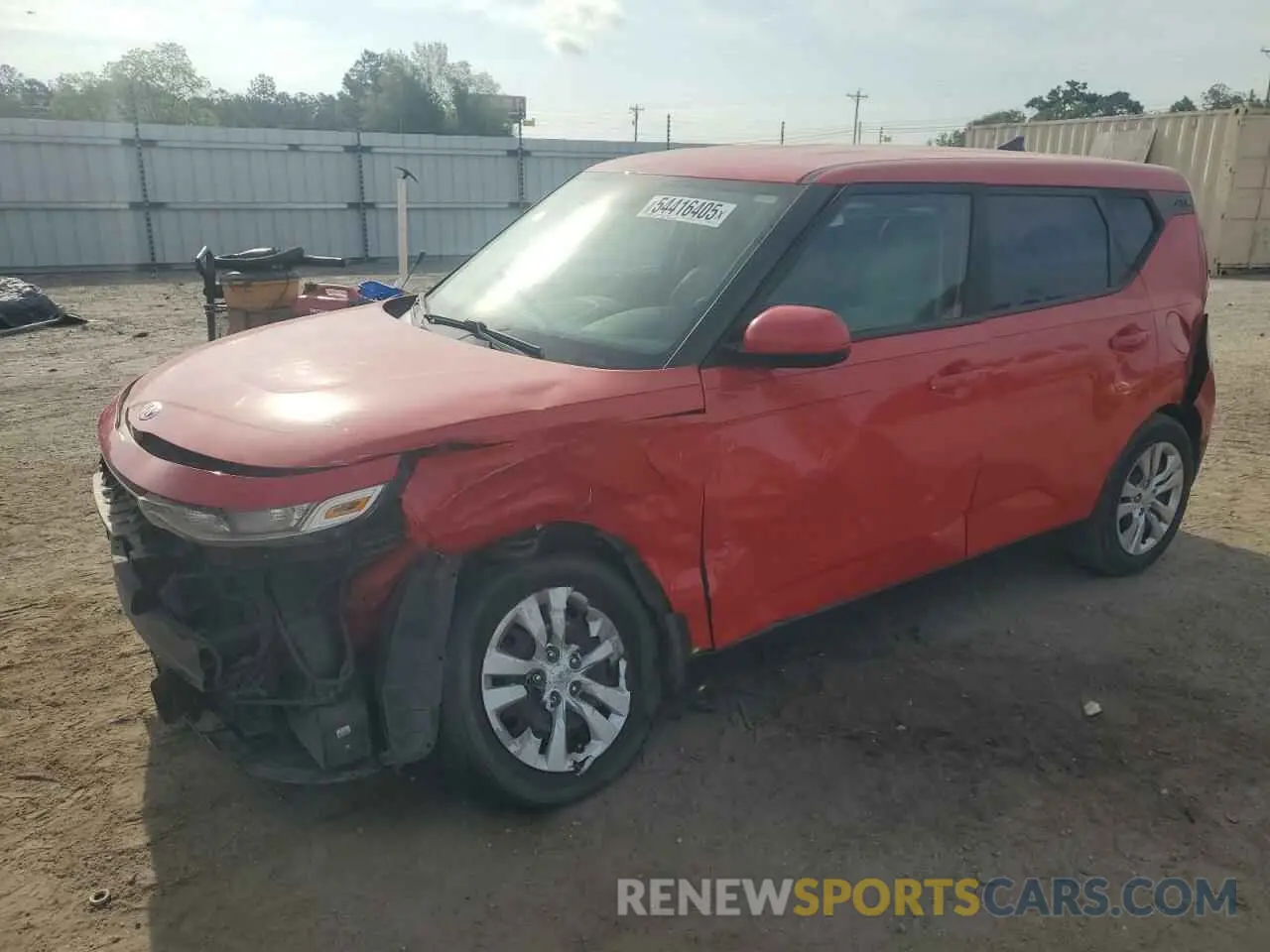 1 Photograph of a damaged car KNDJ23AU7L7031355 KIA SOUL 2020