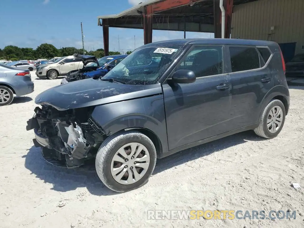 1 Photograph of a damaged car KNDJ23AU7L7035938 KIA SOUL 2020