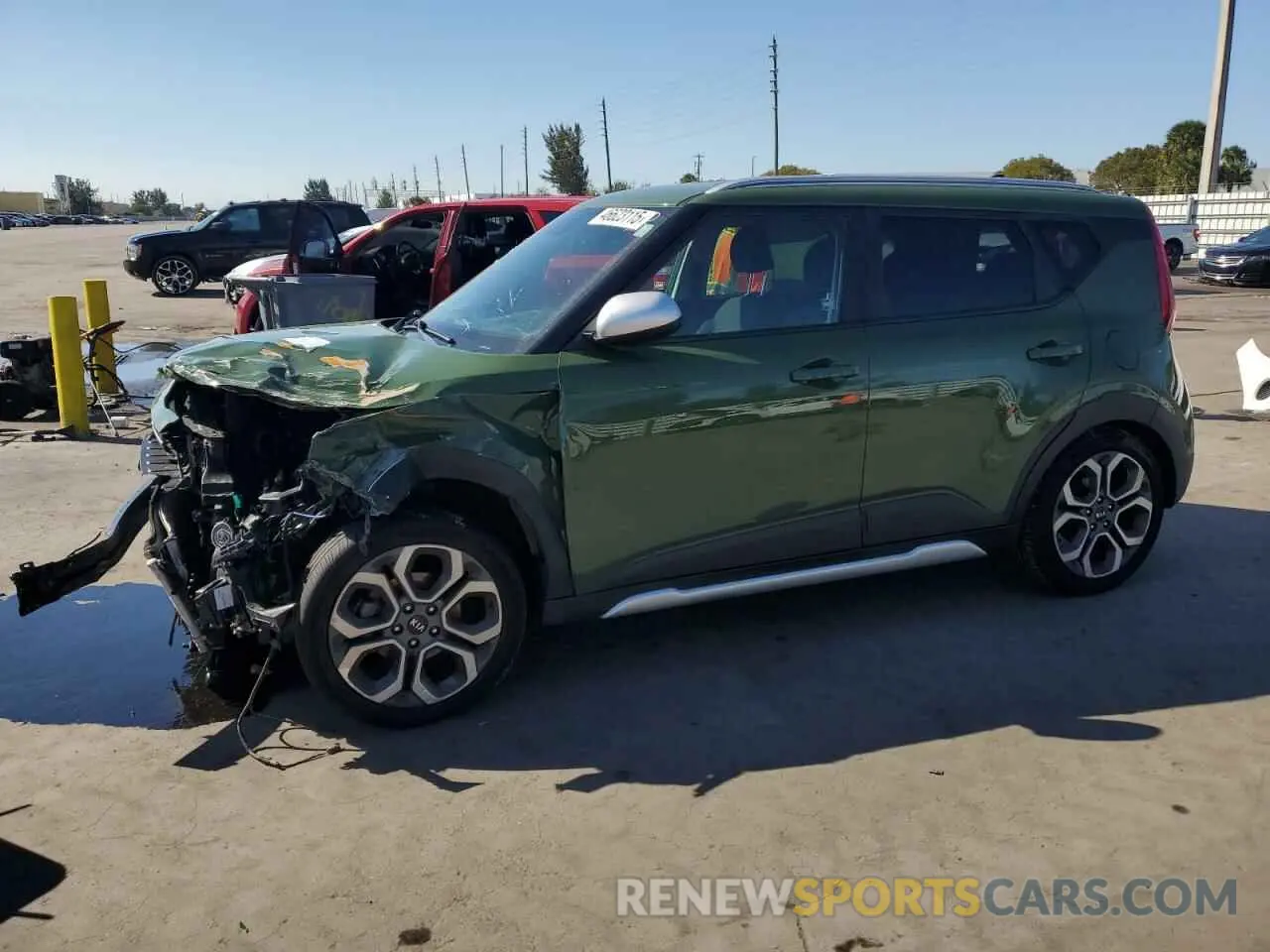 1 Photograph of a damaged car KNDJ23AU7L7040783 KIA SOUL 2020