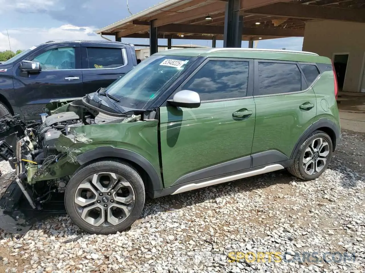 1 Photograph of a damaged car KNDJ23AU7L7046499 KIA SOUL 2020