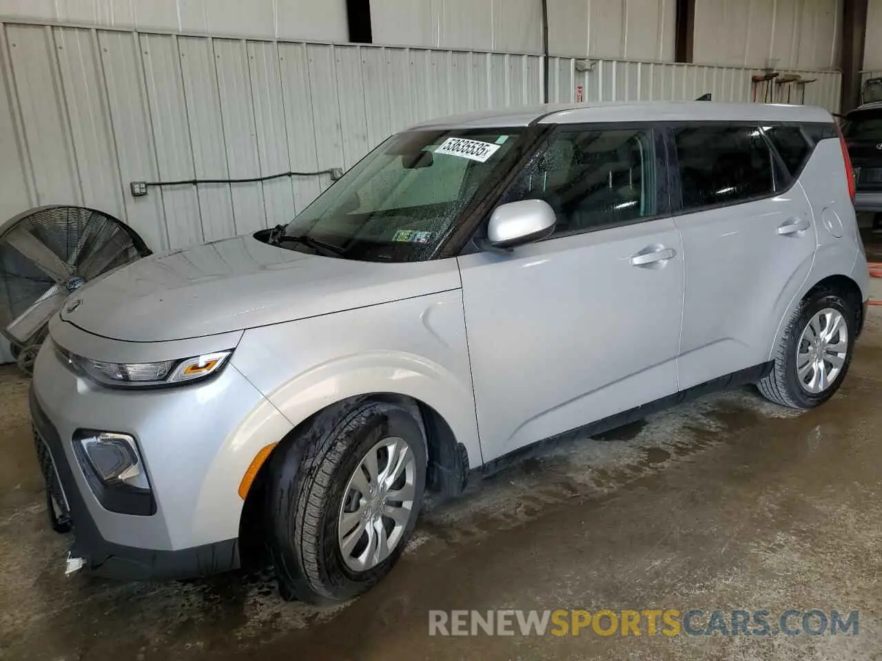 1 Photograph of a damaged car KNDJ23AU7L7068082 KIA SOUL 2020