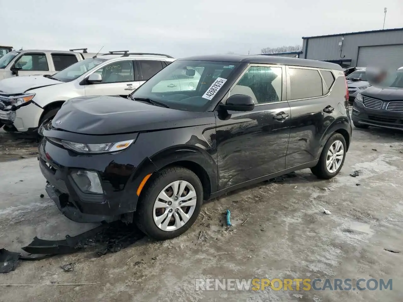 1 Photograph of a damaged car KNDJ23AU7L7079924 KIA SOUL 2020
