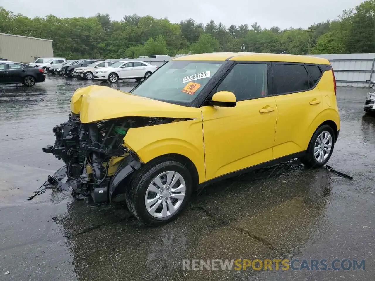 1 Photograph of a damaged car KNDJ23AU7L7100688 KIA SOUL 2020