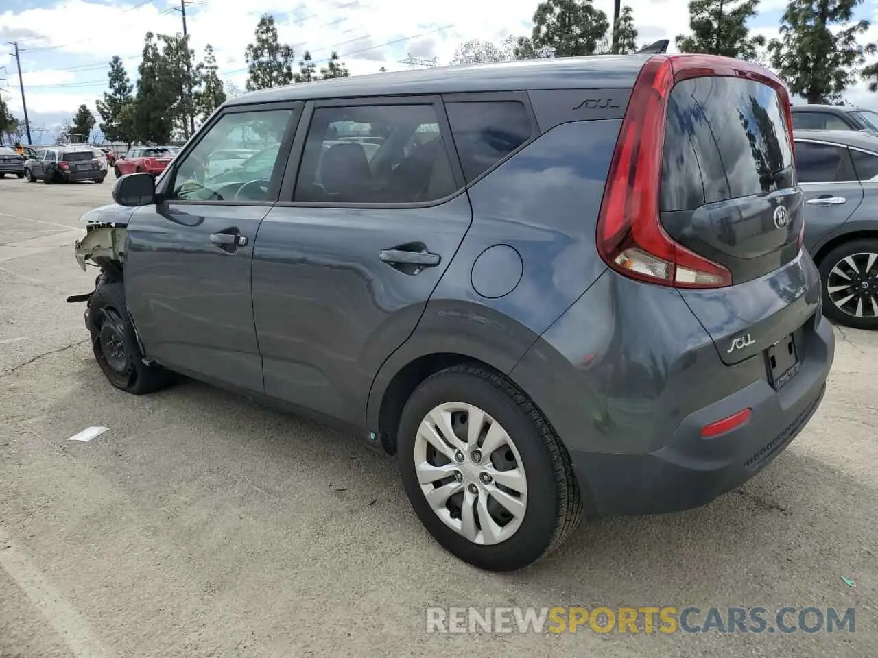 2 Photograph of a damaged car KNDJ23AU7L7103445 KIA SOUL 2020