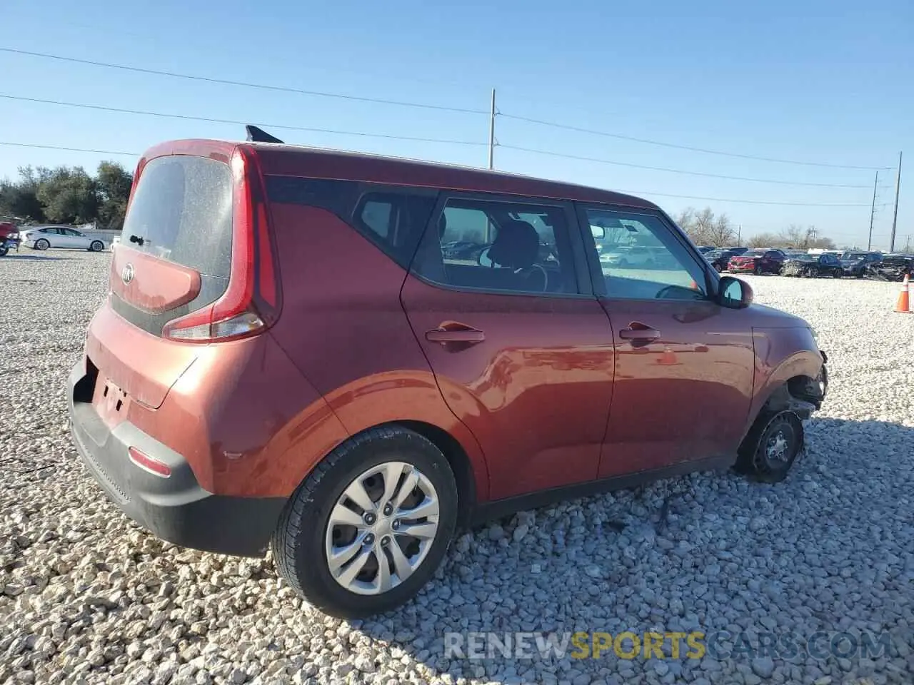 3 Photograph of a damaged car KNDJ23AU7L7113991 KIA SOUL 2020