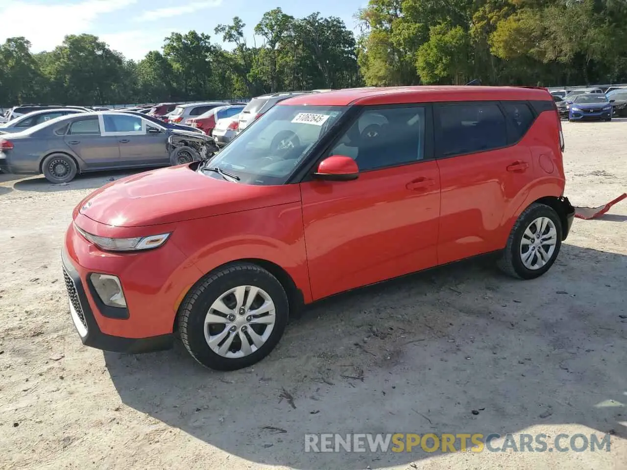 1 Photograph of a damaged car KNDJ23AU7L7120911 KIA SOUL 2020