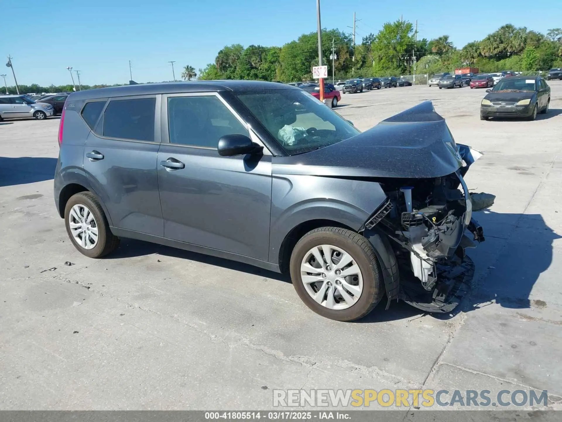 1 Photograph of a damaged car KNDJ23AU7L7728119 KIA SOUL 2020