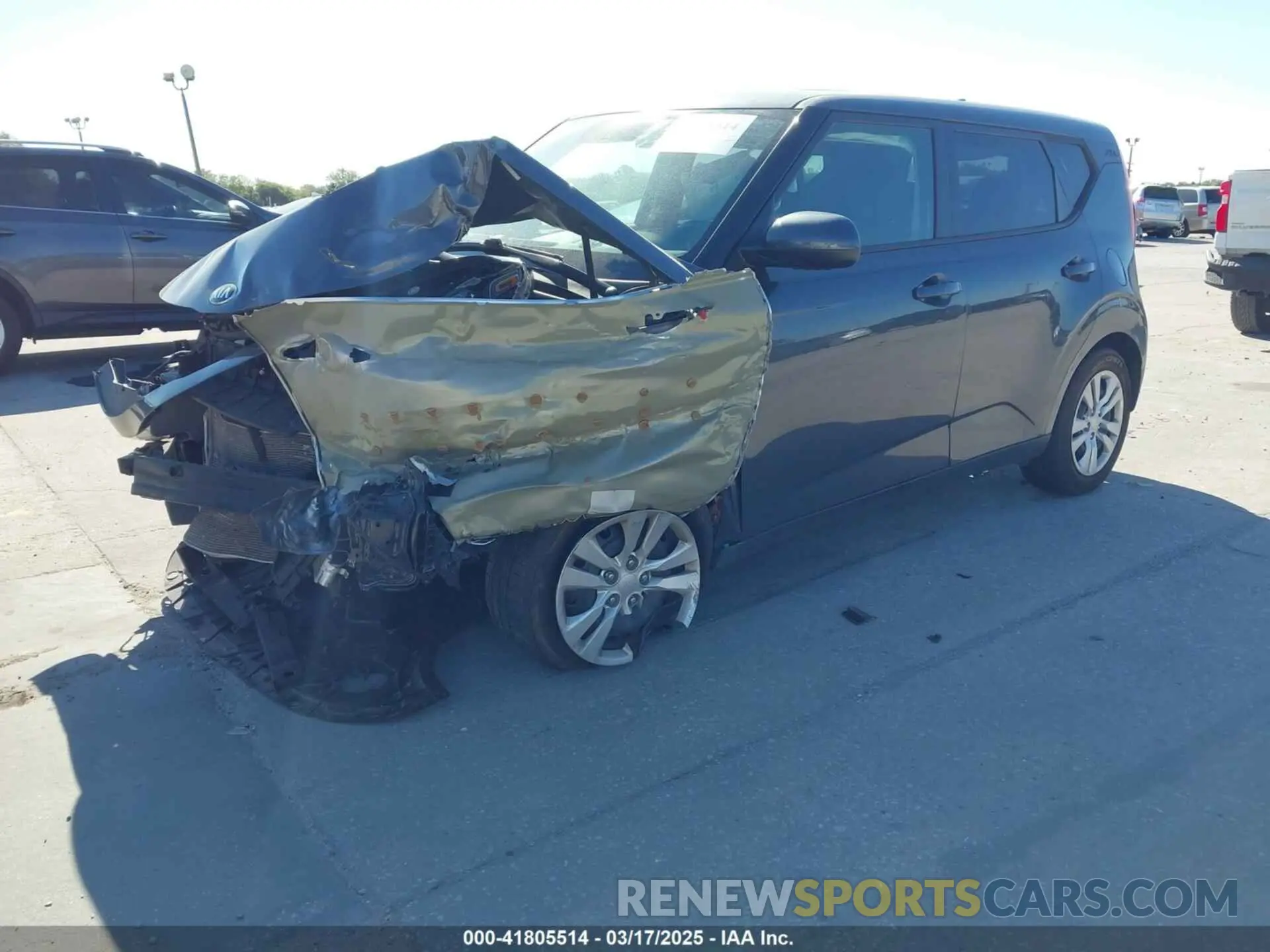 2 Photograph of a damaged car KNDJ23AU7L7728119 KIA SOUL 2020