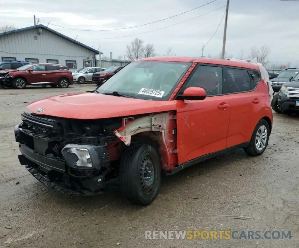 1 Photograph of a damaged car KNDJ23AU8L7017707 KIA SOUL 2020