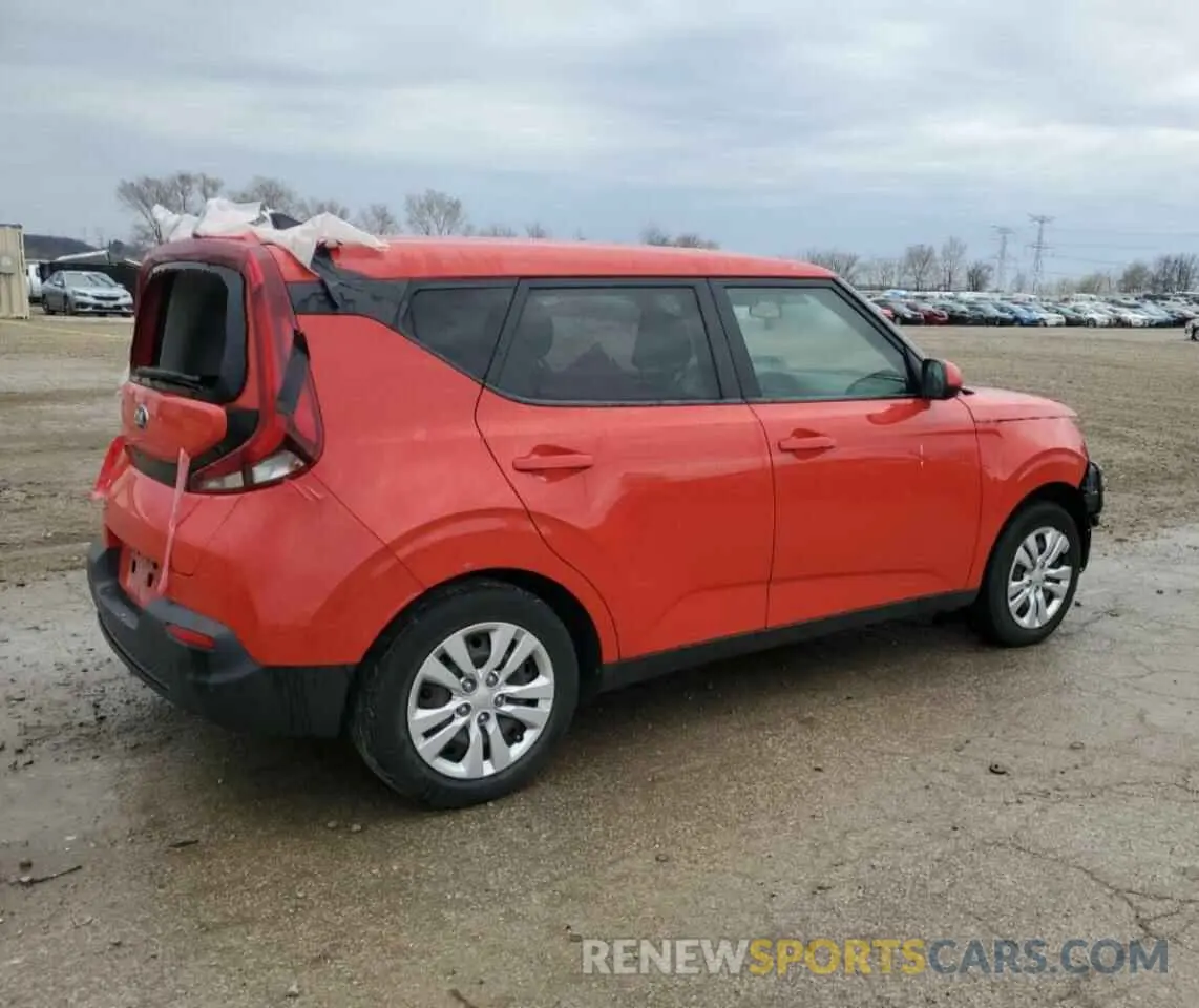 3 Photograph of a damaged car KNDJ23AU8L7017707 KIA SOUL 2020
