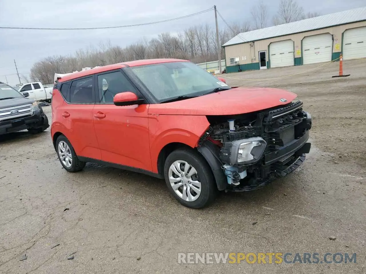 4 Photograph of a damaged car KNDJ23AU8L7017707 KIA SOUL 2020