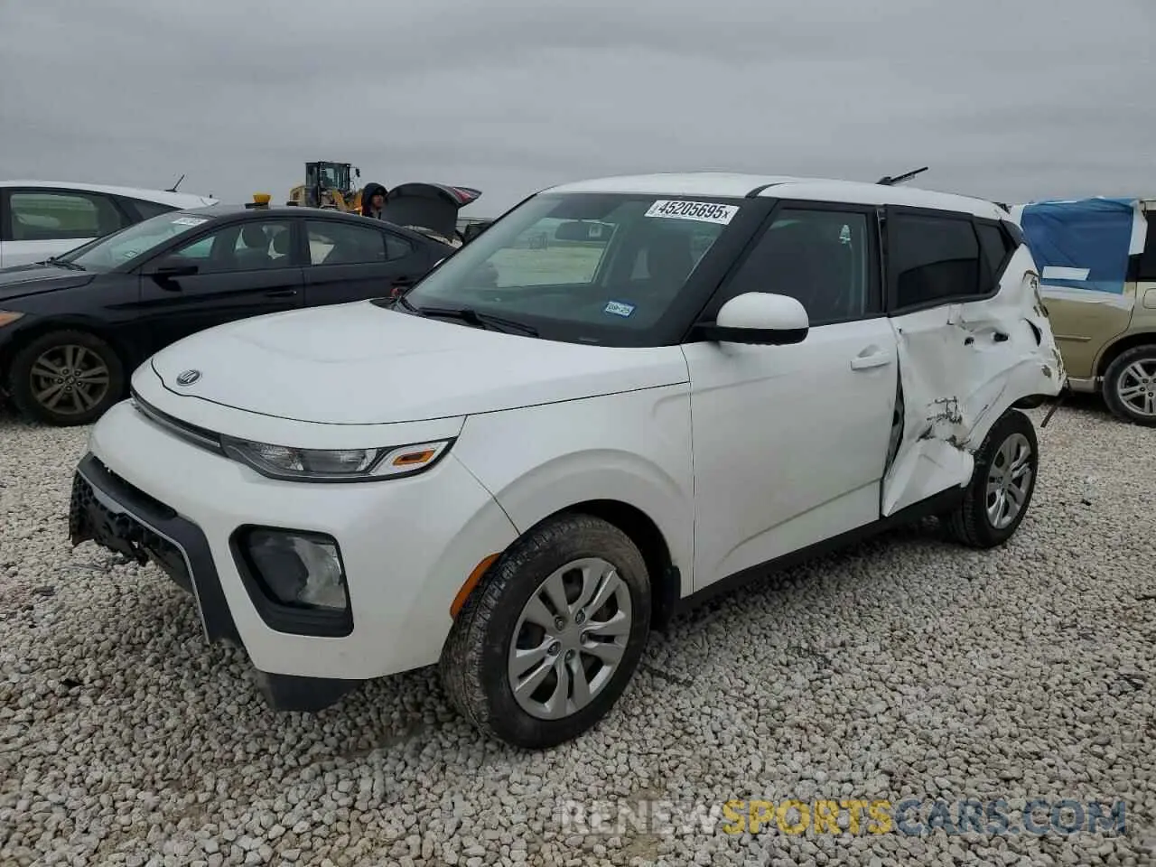 1 Photograph of a damaged car KNDJ23AU8L7066373 KIA SOUL 2020