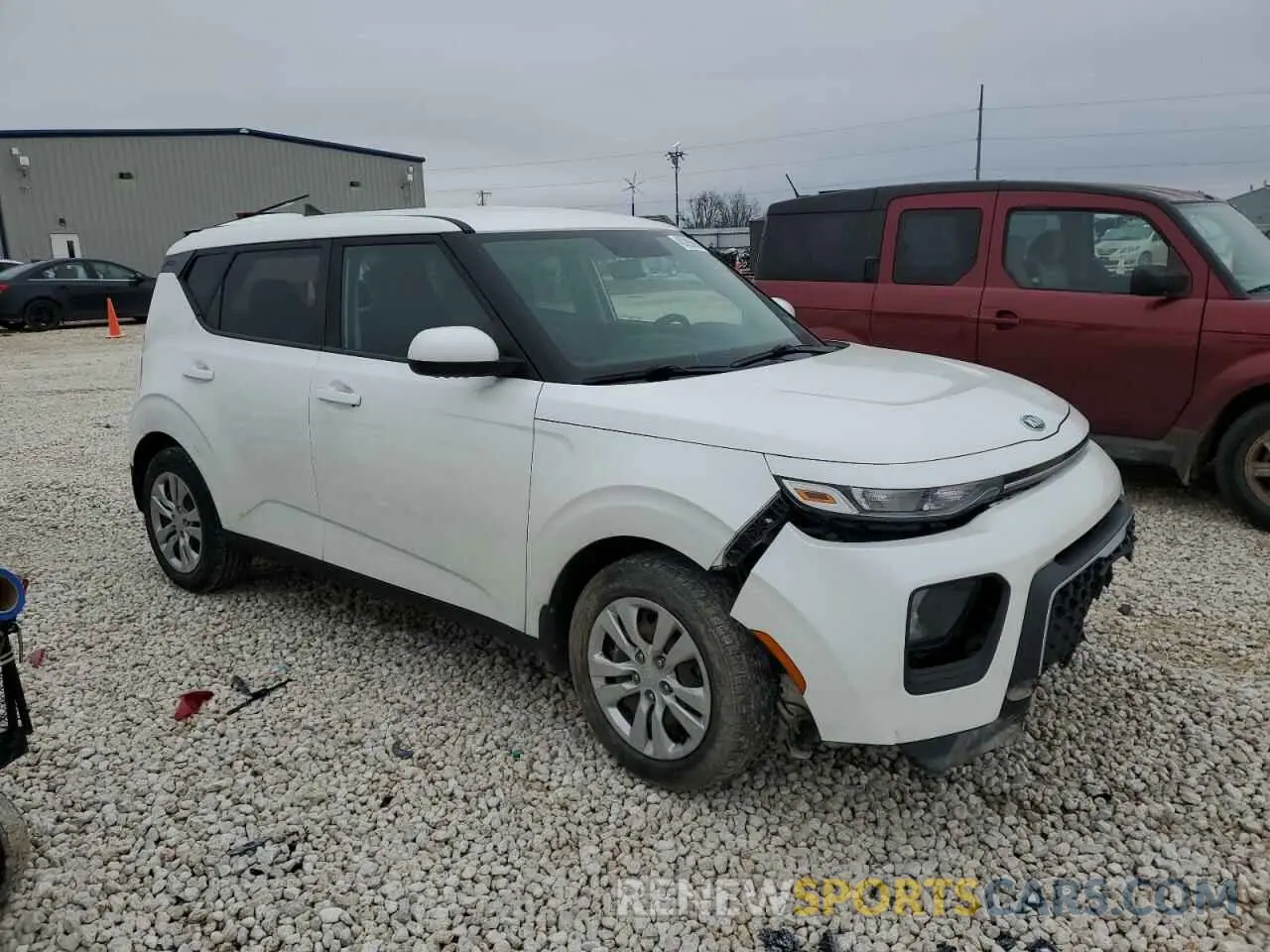 4 Photograph of a damaged car KNDJ23AU8L7066373 KIA SOUL 2020