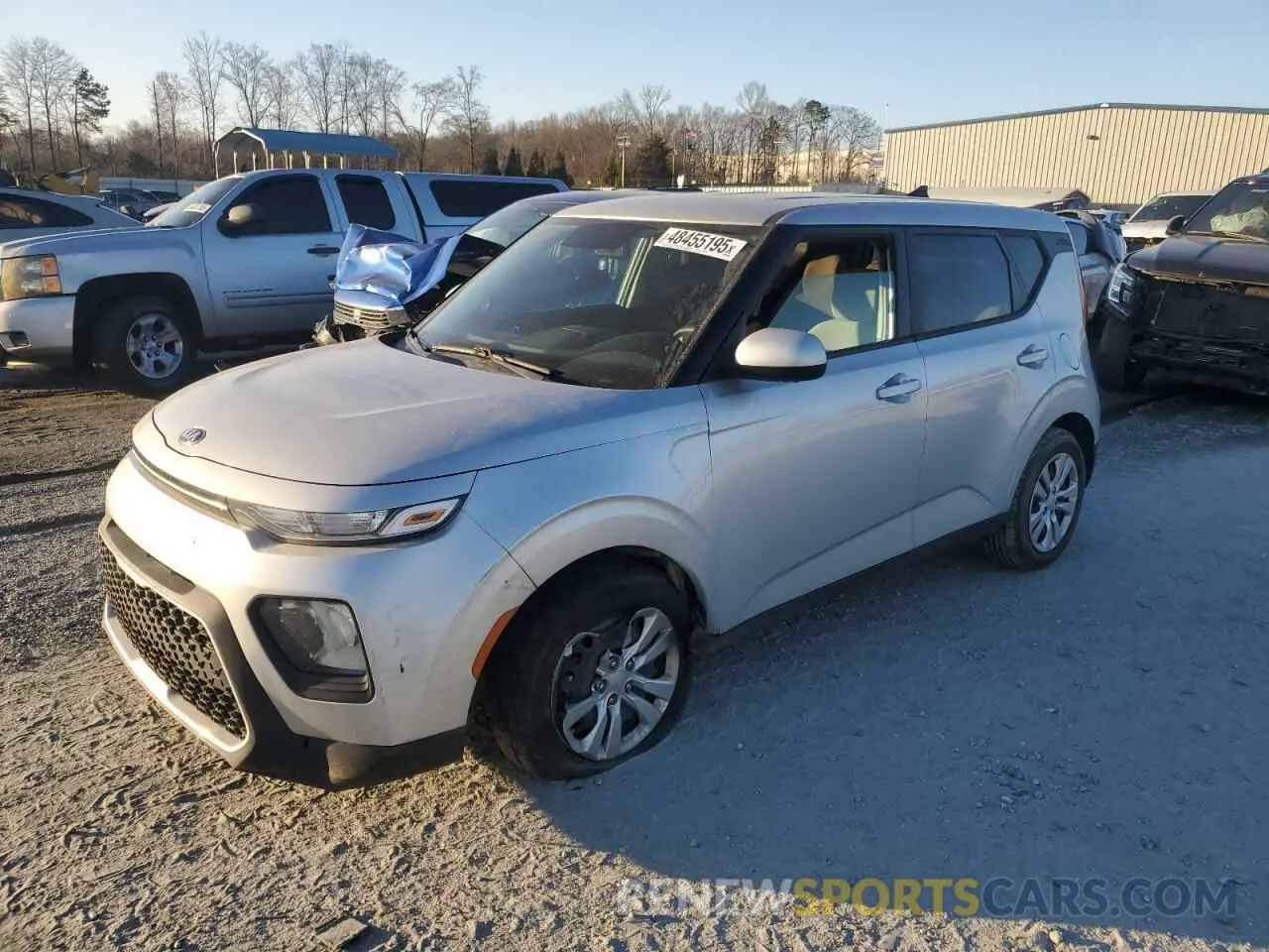 1 Photograph of a damaged car KNDJ23AU8L7106645 KIA SOUL 2020