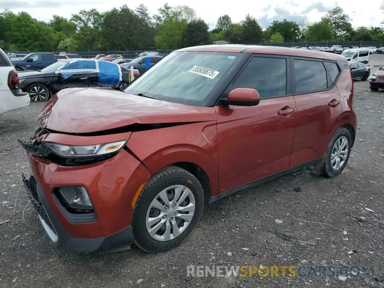 1 Photograph of a damaged car KNDJ23AU8L7108458 KIA SOUL 2020