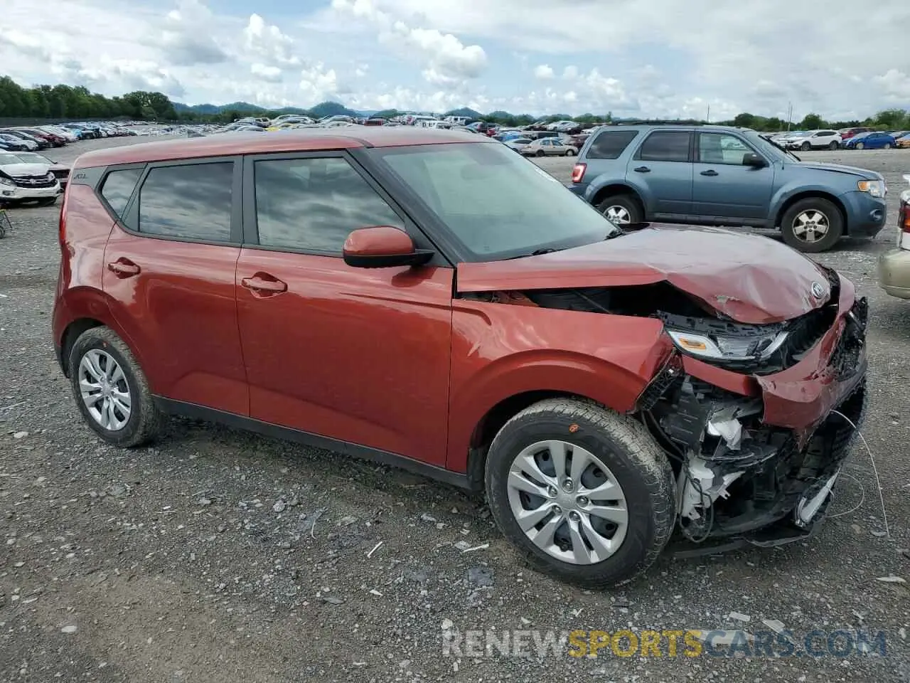 4 Photograph of a damaged car KNDJ23AU8L7108458 KIA SOUL 2020