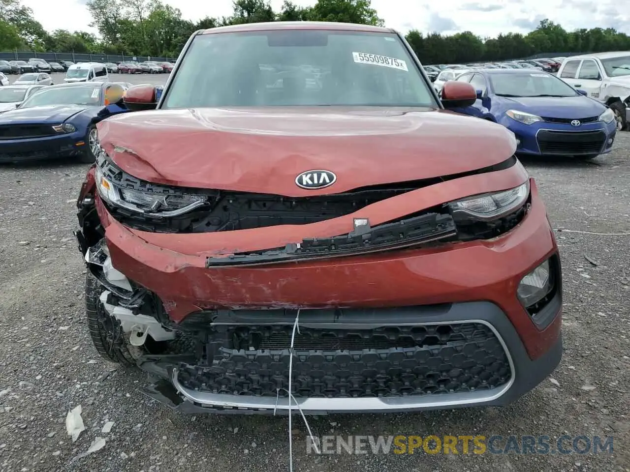 5 Photograph of a damaged car KNDJ23AU8L7108458 KIA SOUL 2020