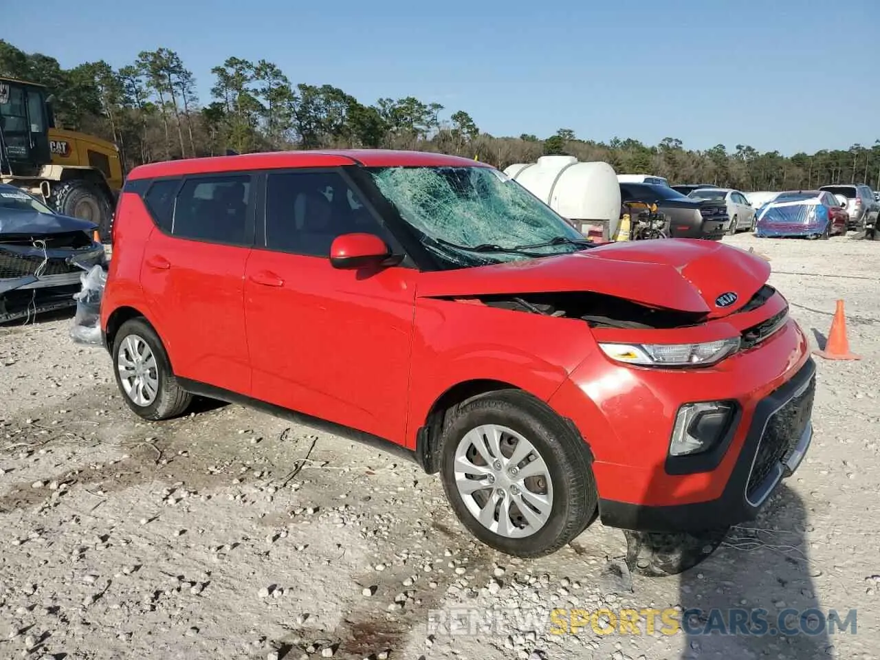 4 Photograph of a damaged car KNDJ23AU8L7702967 KIA SOUL 2020