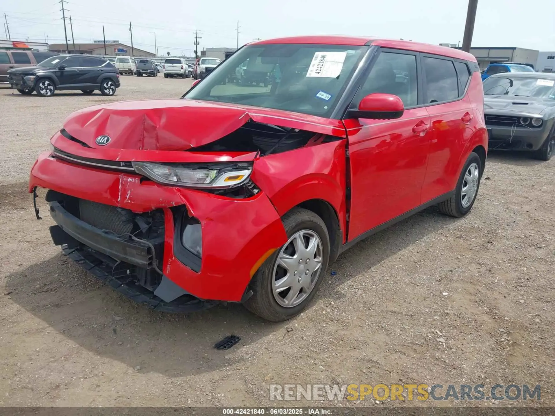2 Photograph of a damaged car KNDJ23AU8L7717839 KIA SOUL 2020
