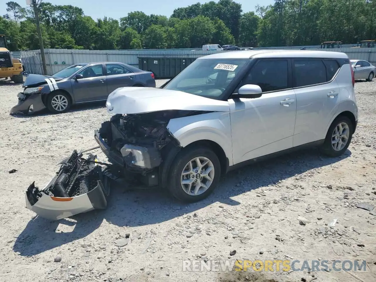 1 Photograph of a damaged car KNDJ23AU8L7728596 KIA SOUL 2020