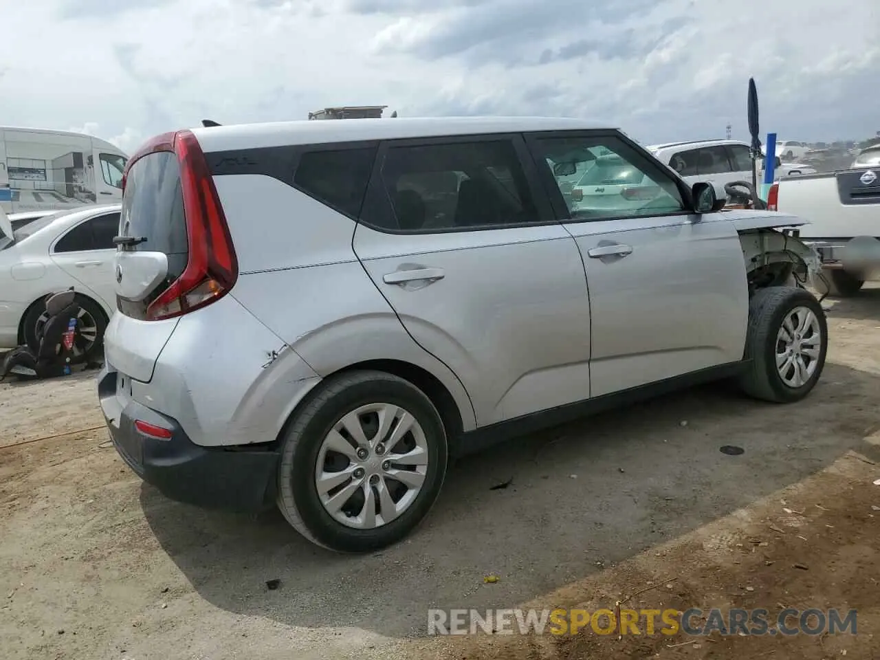 3 Photograph of a damaged car KNDJ23AU8L7729957 KIA SOUL 2020