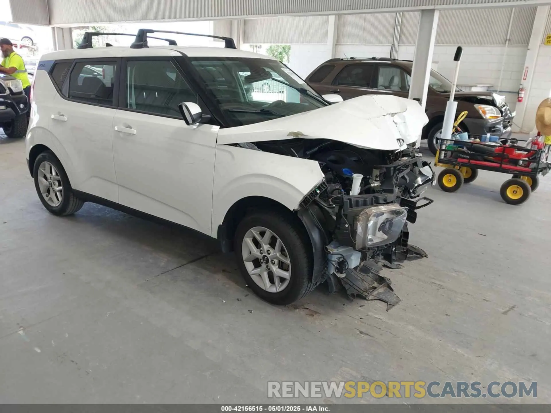 1 Photograph of a damaged car KNDJ23AU9L7020311 KIA SOUL 2020
