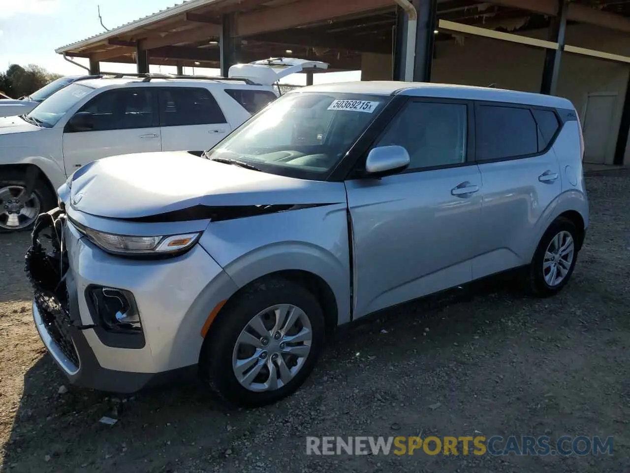 1 Photograph of a damaged car KNDJ23AU9L7036525 KIA SOUL 2020