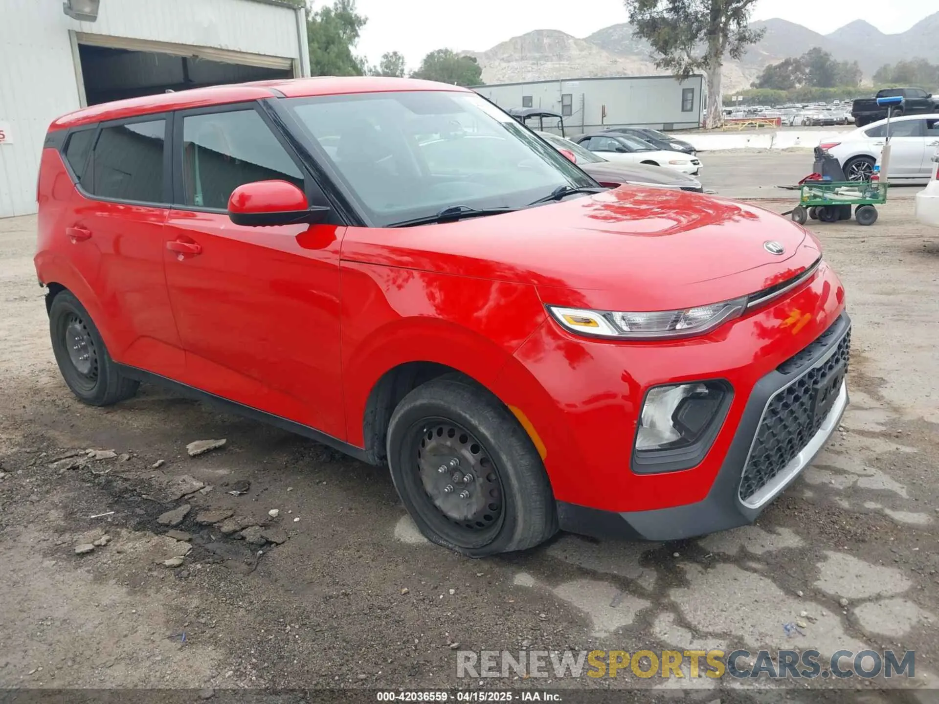 1 Photograph of a damaged car KNDJ23AU9L7051669 KIA SOUL 2020