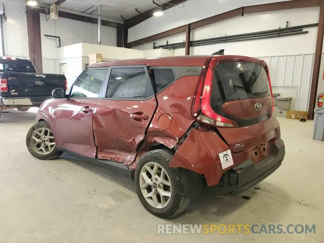 2 Photograph of a damaged car KNDJ23AU9L7077740 KIA SOUL 2020