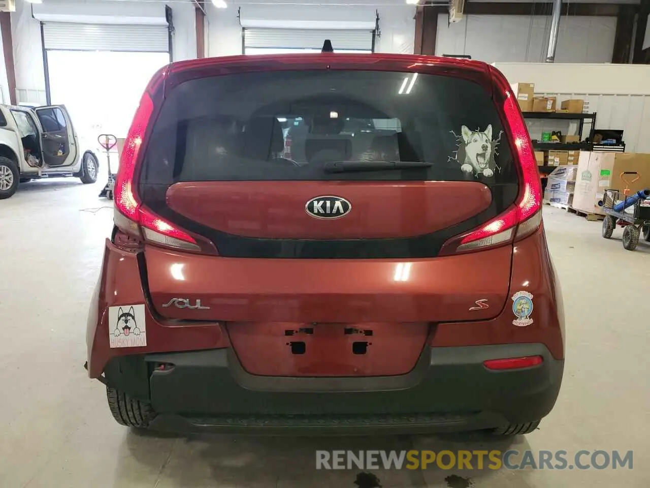 6 Photograph of a damaged car KNDJ23AU9L7077740 KIA SOUL 2020