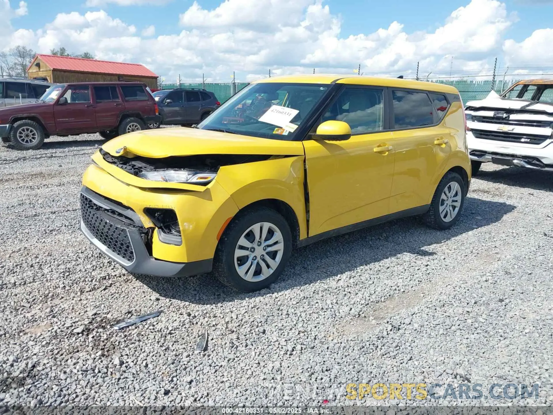 2 Photograph of a damaged car KNDJ23AU9L7108842 KIA SOUL 2020